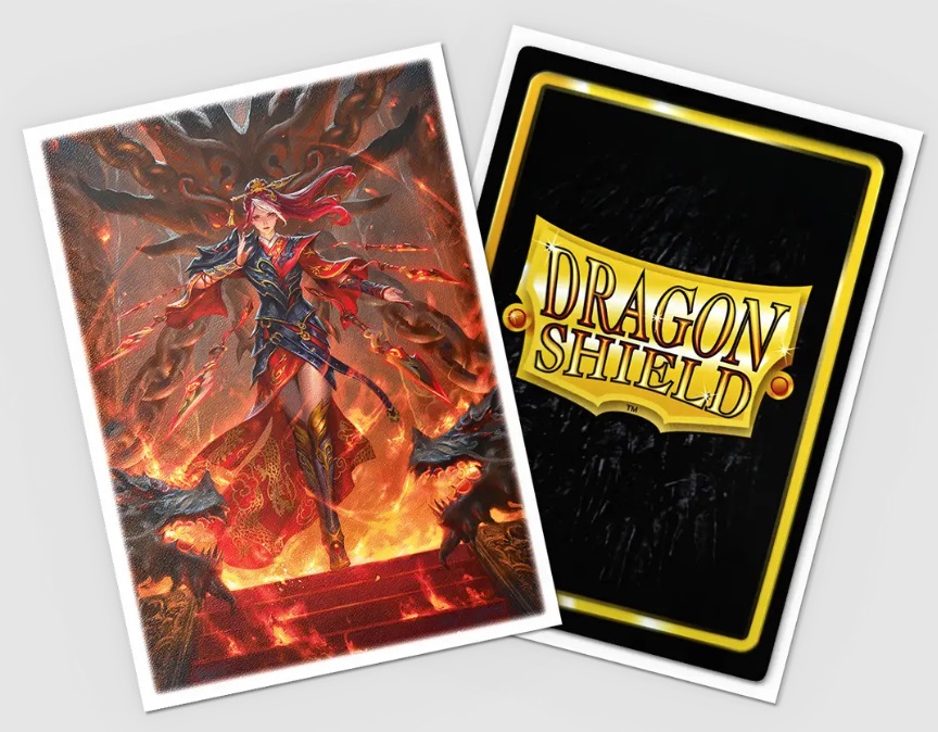 Dragon Shield Flesh & Blood Matte Art Card Sleeves (100) Standard Size - Cindra